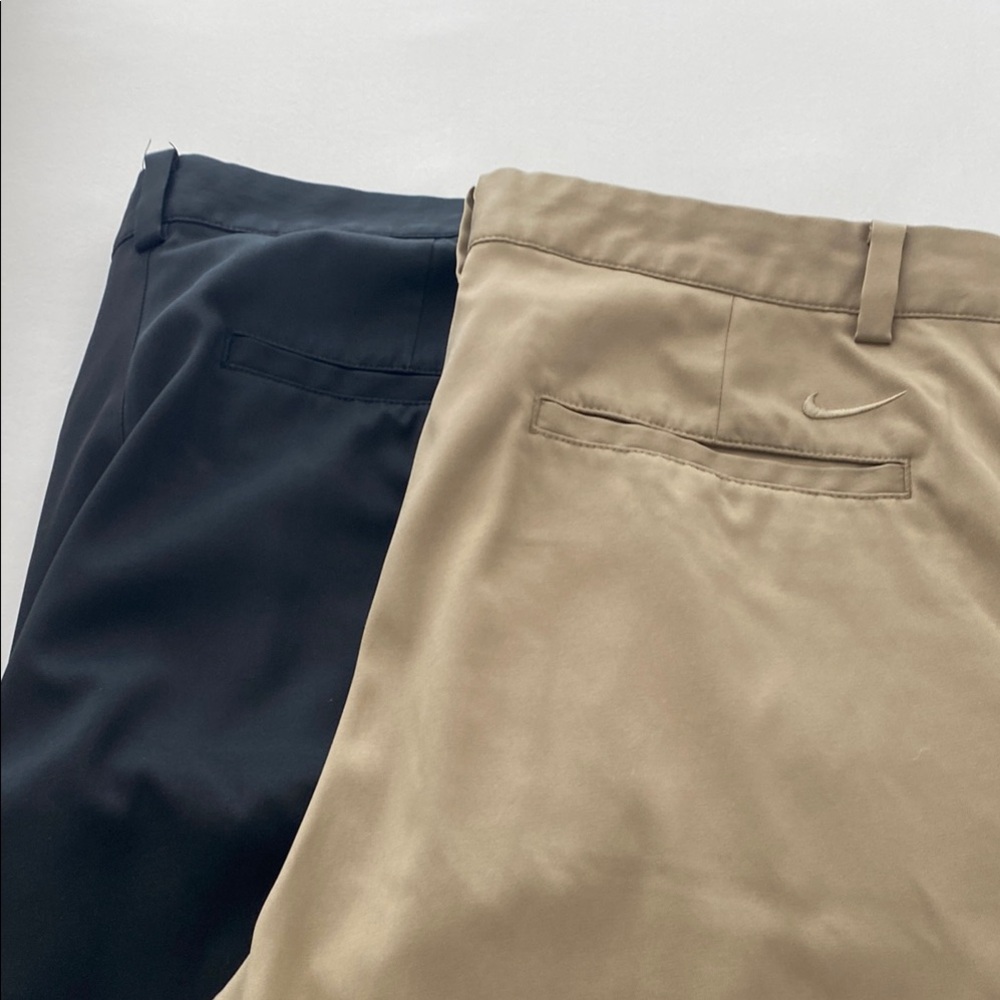 Nike Black and Tan Trousers